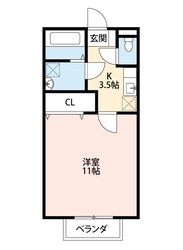 ティーワン日高の物件間取画像